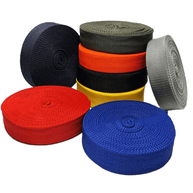 Recycled Polyester and Cotton Webbing Rolls